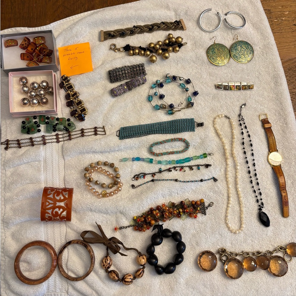 Fashion jewelry! J. crew bracket, bangles, and so much more. The WHOLE lot!